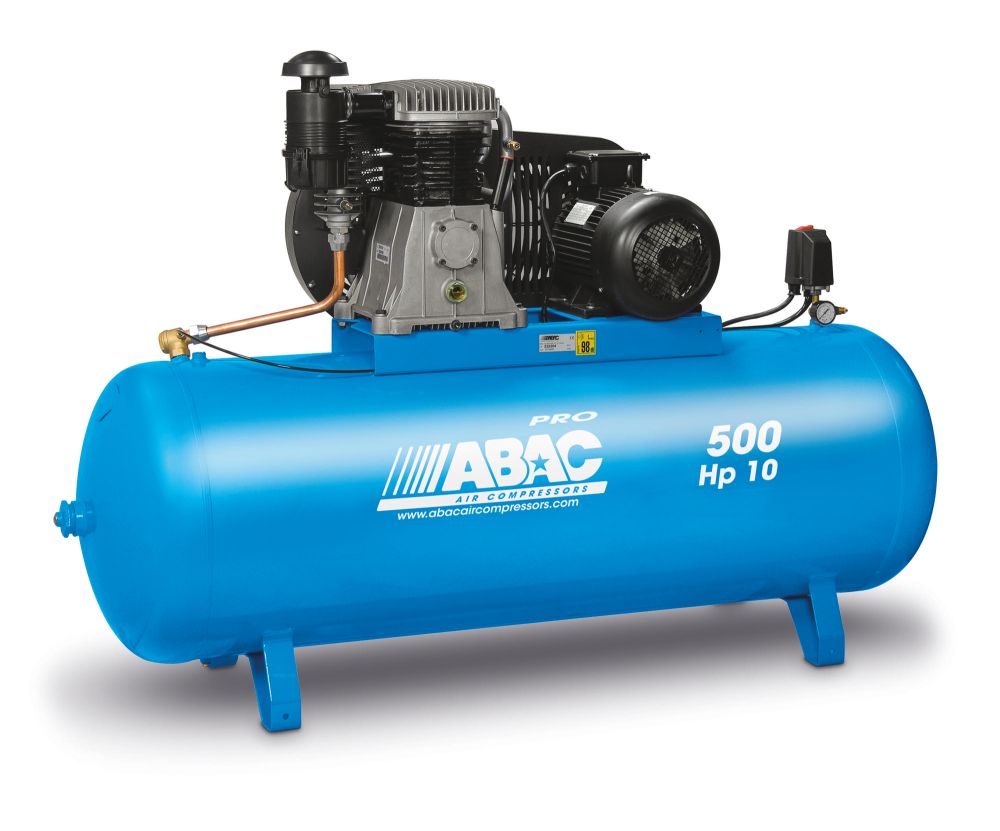 Kompresor dwutłokowy ABAC PRO B7000/500 FT10 | 11 bar | 10 KM/7.5 kW | 1210 l/min | 500 l | 400V