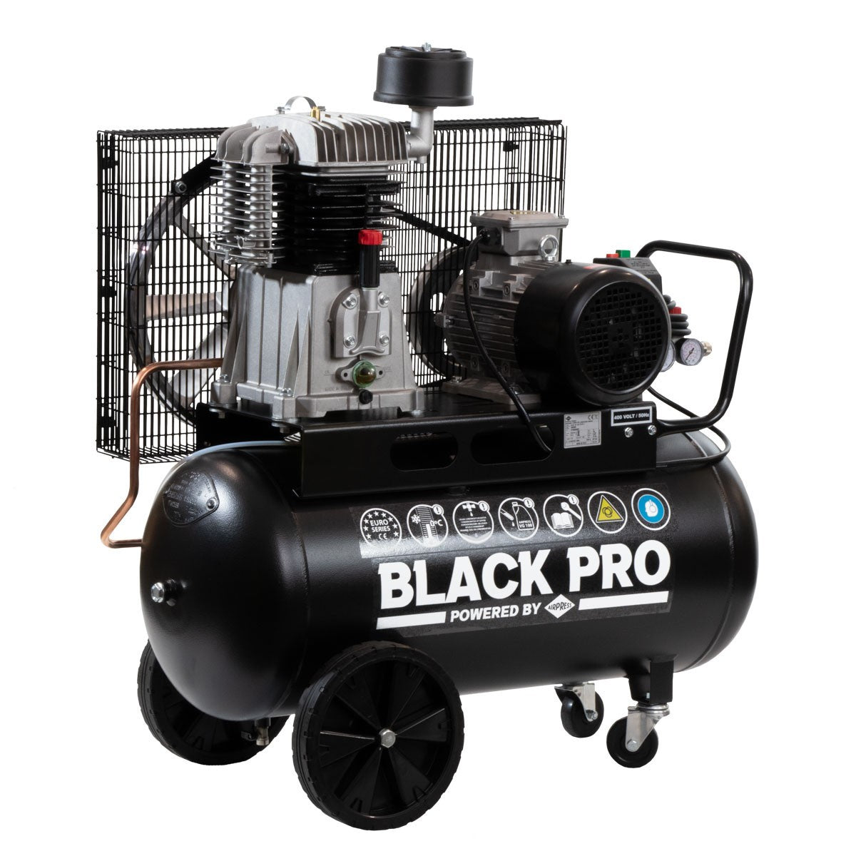 Kompresor Black Pro NB5 11 bar 5.5 hp/4 kW 443.6 l/min 90 l 400V