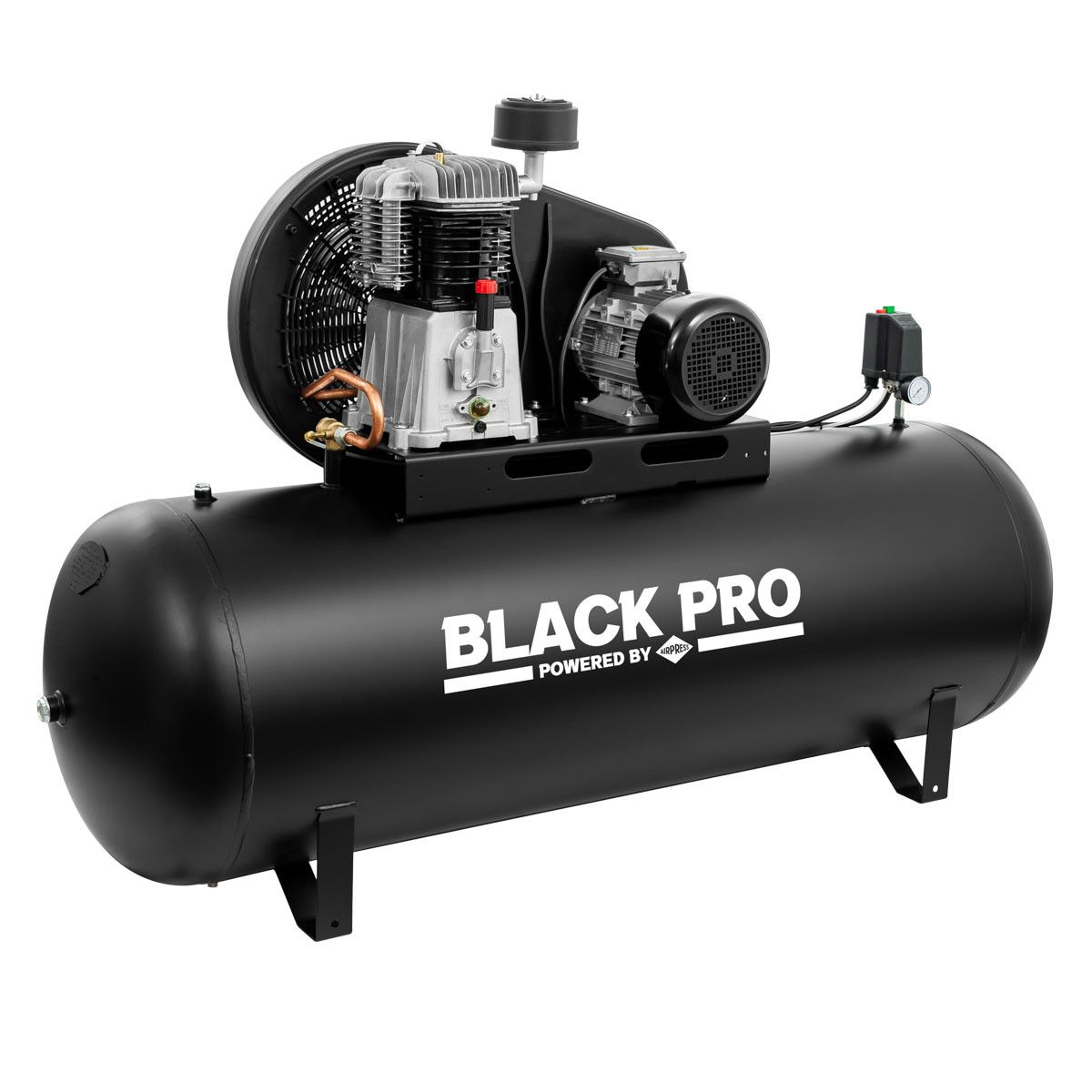 Kompresor dwutłokowy Black Pro NB7 11 bar 7.5 KM/5.5 kW 652.2 l/min 500 l