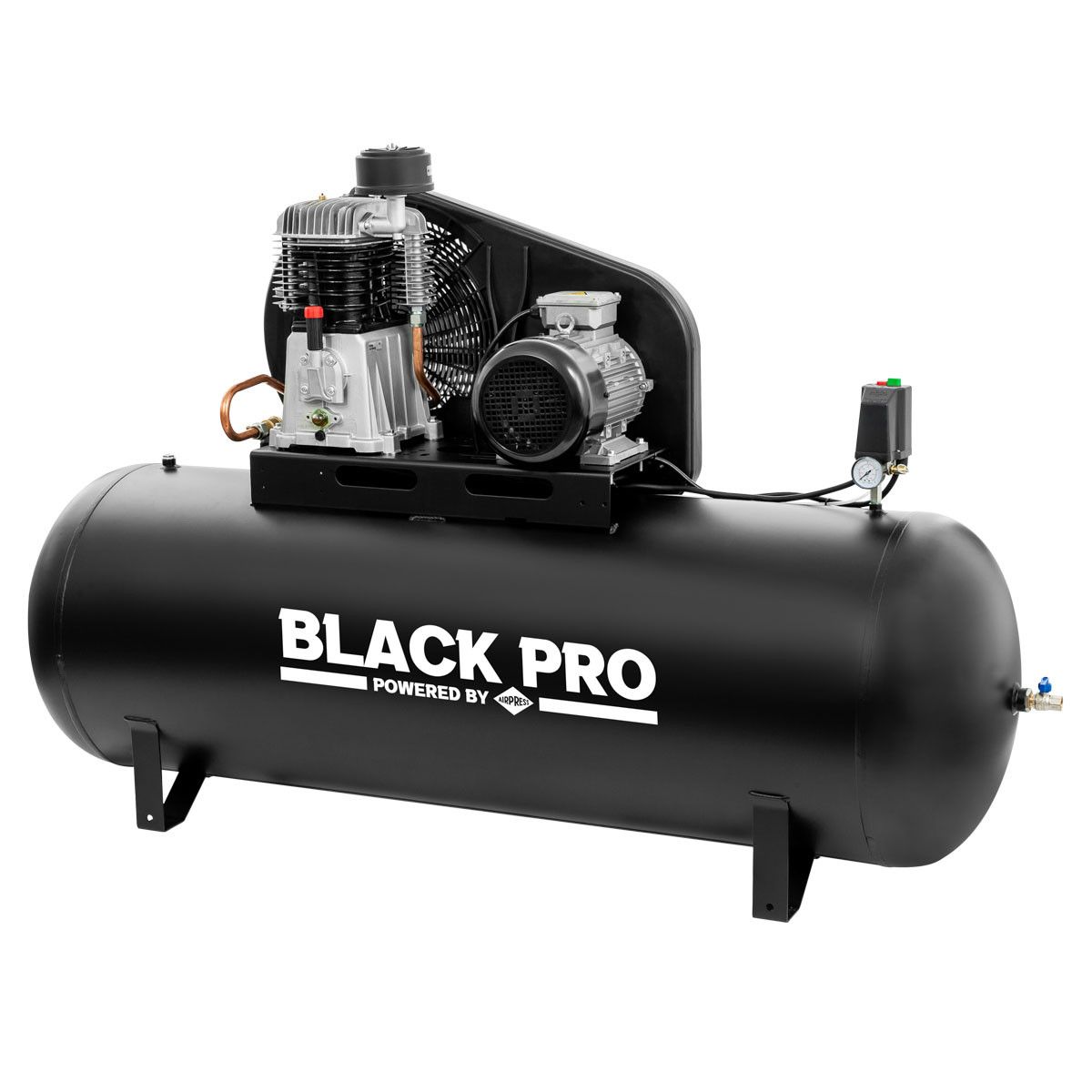 Kompresor dwutłokowy Black Pro NB7 11 bar 7.5 KM/5.5 kW 652.2 l/min 500 l