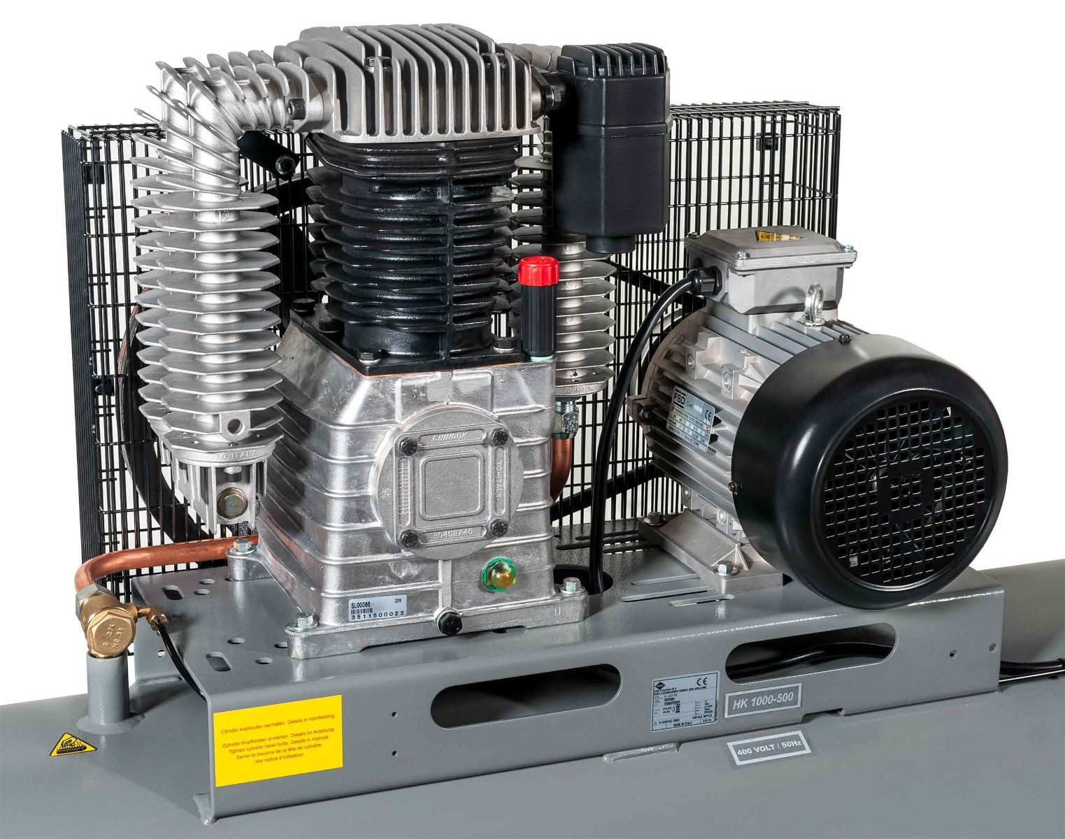Airpress kompresor dwutłokowy HK 1000-500 Pro 11 bar 7.5 KM/5.5 kW 400V 610,4 l/min 500 l
