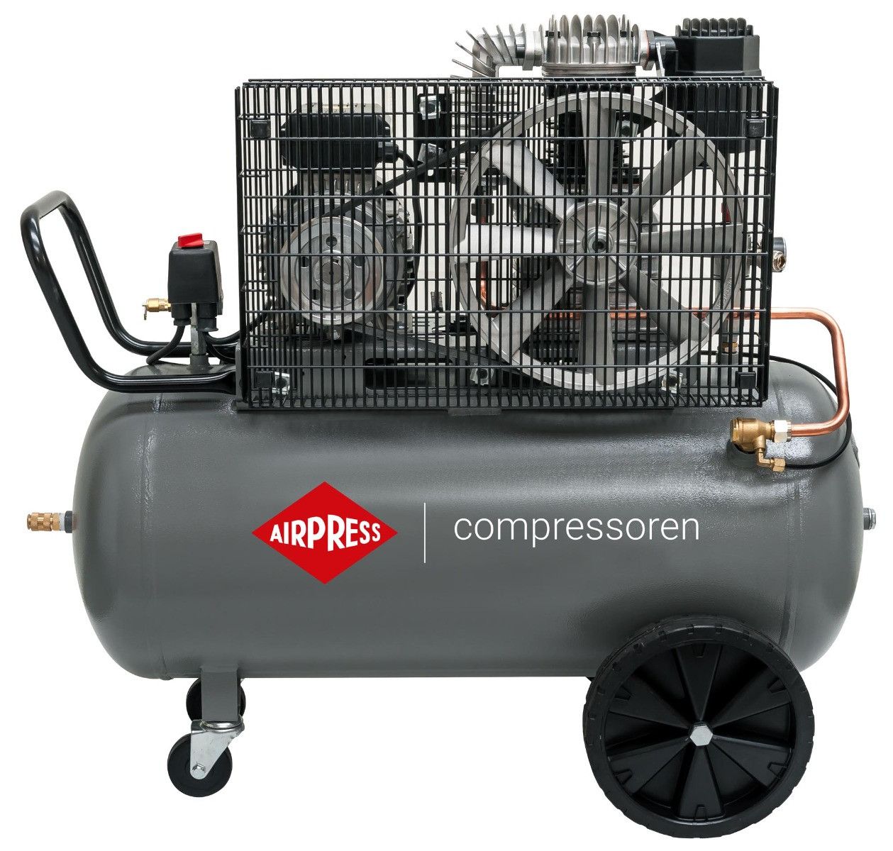 Airpress kompresor dwutłokowy HL 425-90 Pro 10 bar 3 KM/2.2 kW 400 l/min 90 l