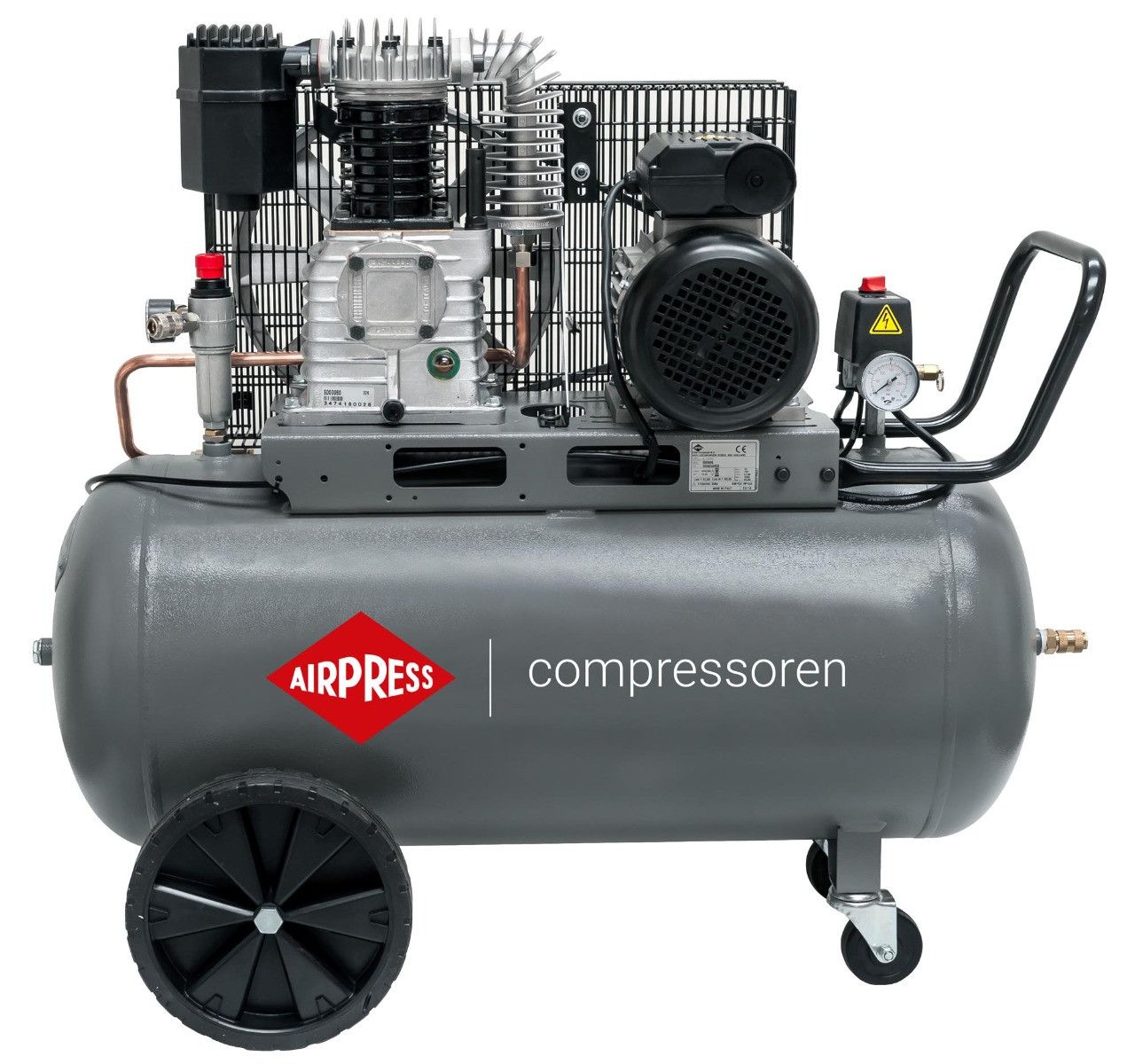 Airpress kompresor dwutłokowy HL 425-90 Pro 10 bar 3 KM/2.2 kW 400 l/min 90 l