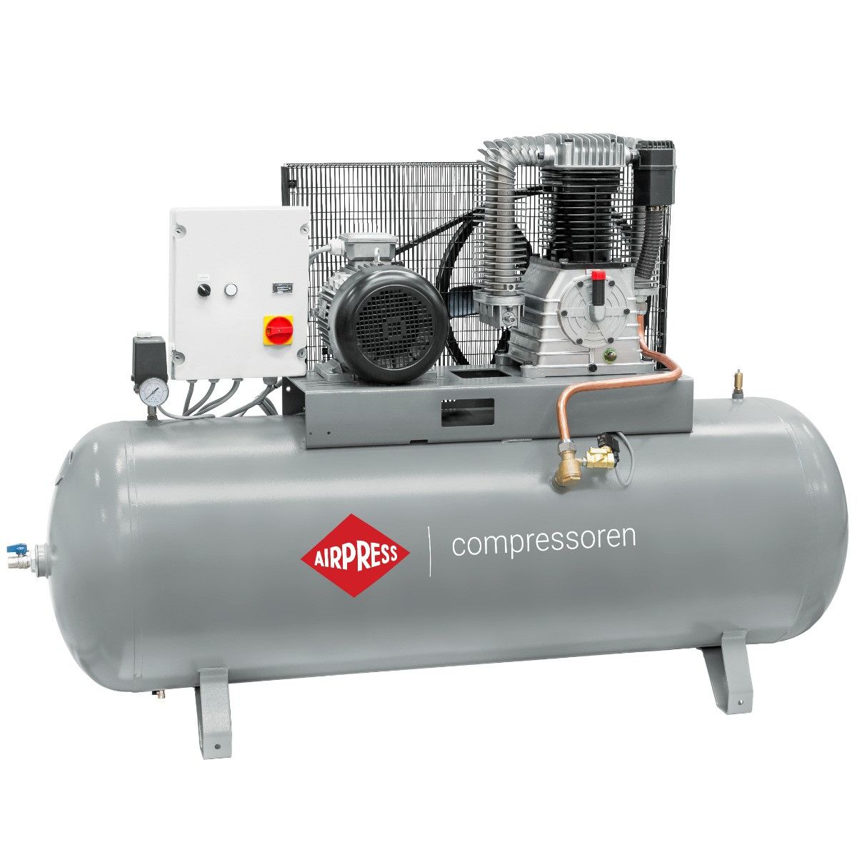 Airpress kompresor dwutłokowy HK 1500-500 SD Pro 14 bar 10 KM/7.5 kW 400V 599,9 l/min 500 l - połączenie gwiazda-trójkąt