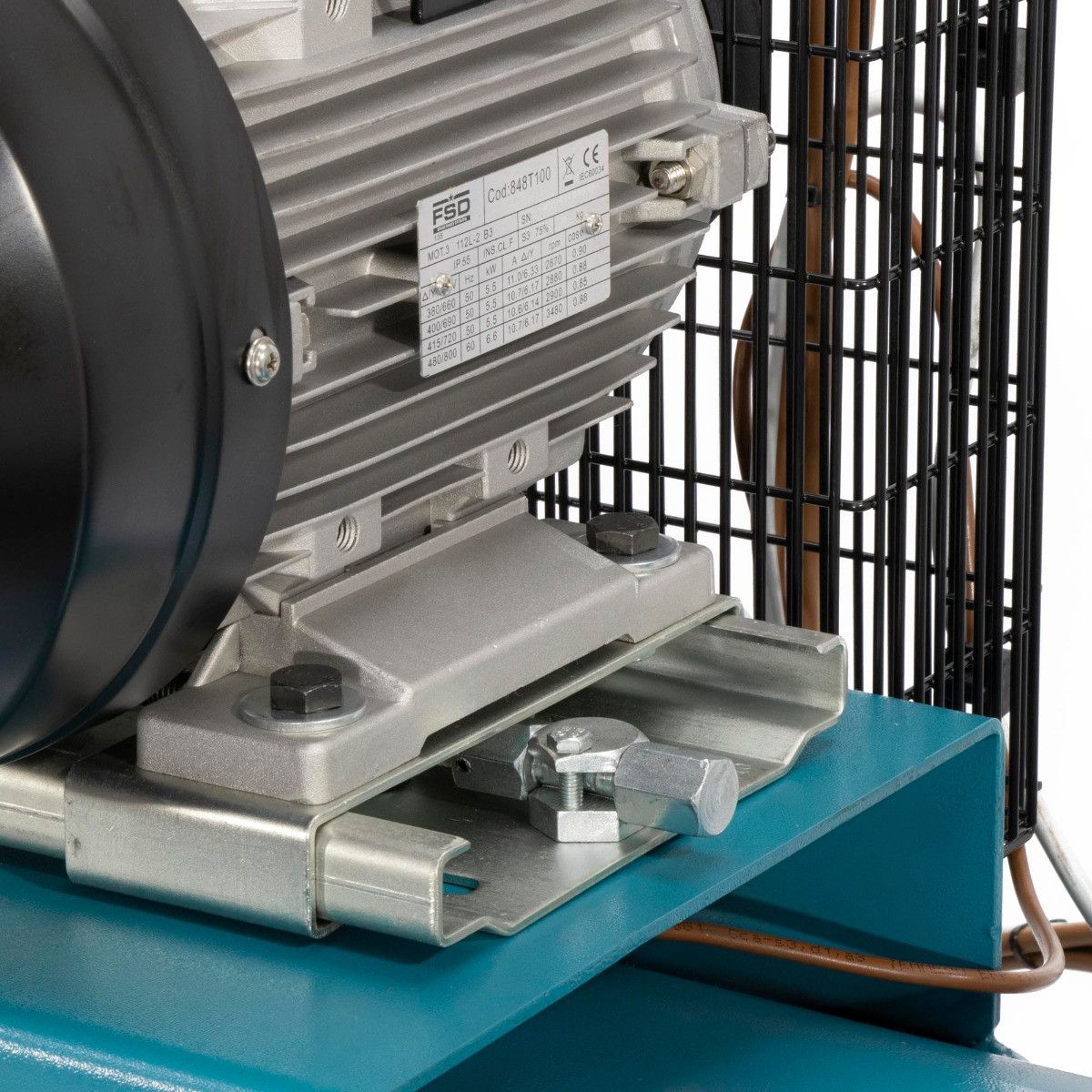 Airpress kompresor dwutłokowy K 500-1000S 14 bar 7.5 KM/5.5 kW 400V 1000 l/min 500 l - połączenie gwiazda-trójkąt