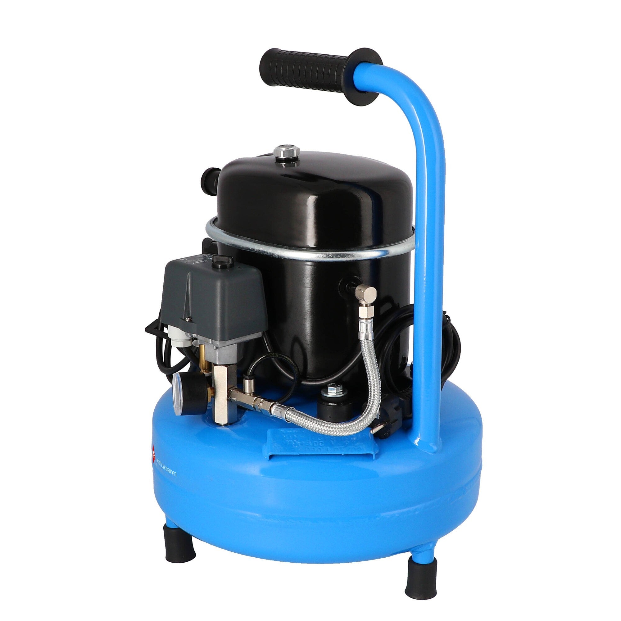 Airpress mały kompresor dwutłokowy L 9-75 8 bar 0.5 KM/0.37 kW 37 l/min 9 l cichy