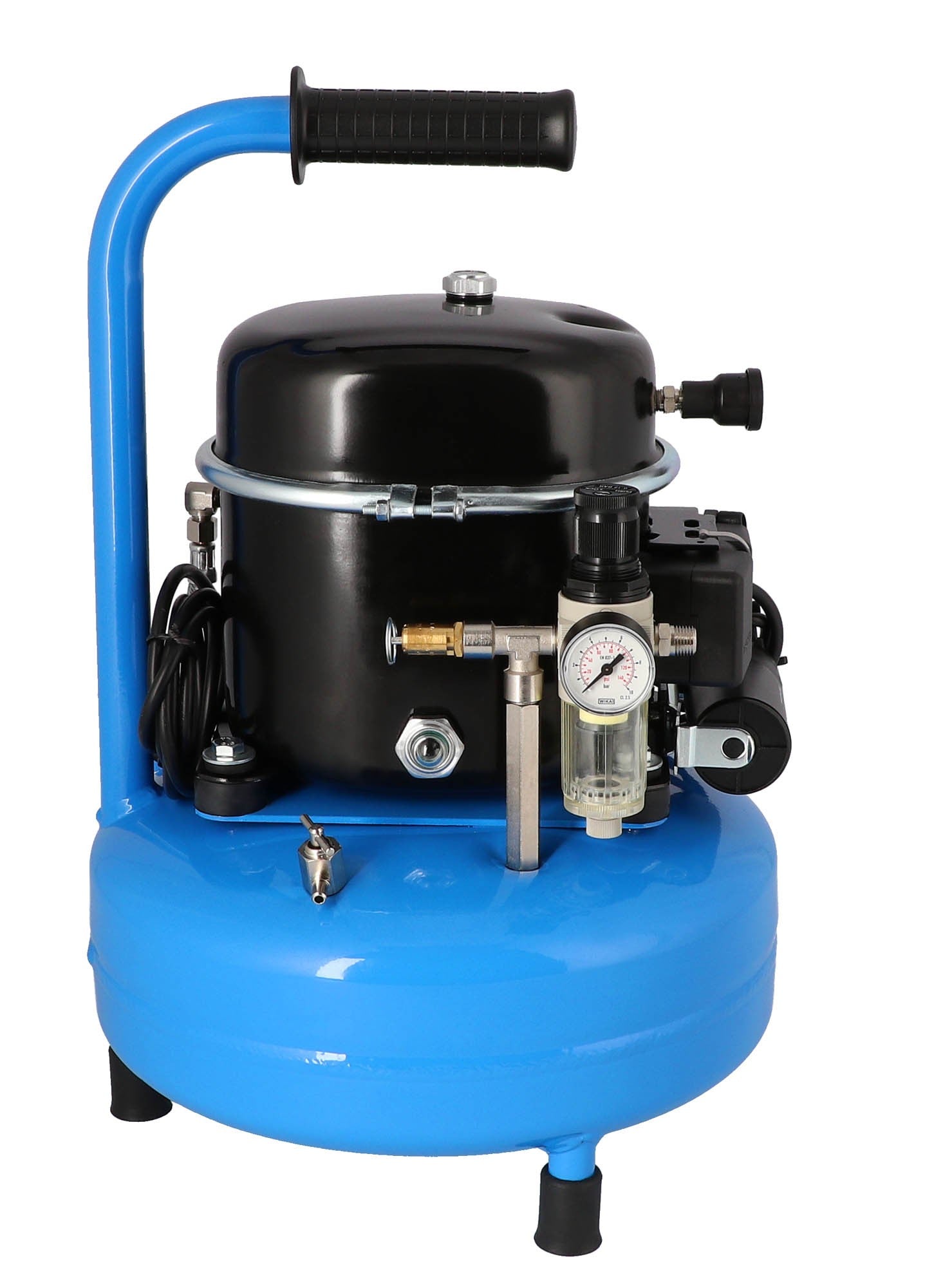 Airpress mały kompresor dwutłokowy L 9-75 8 bar 0.5 KM/0.37 kW 37 l/min 9 l cichy