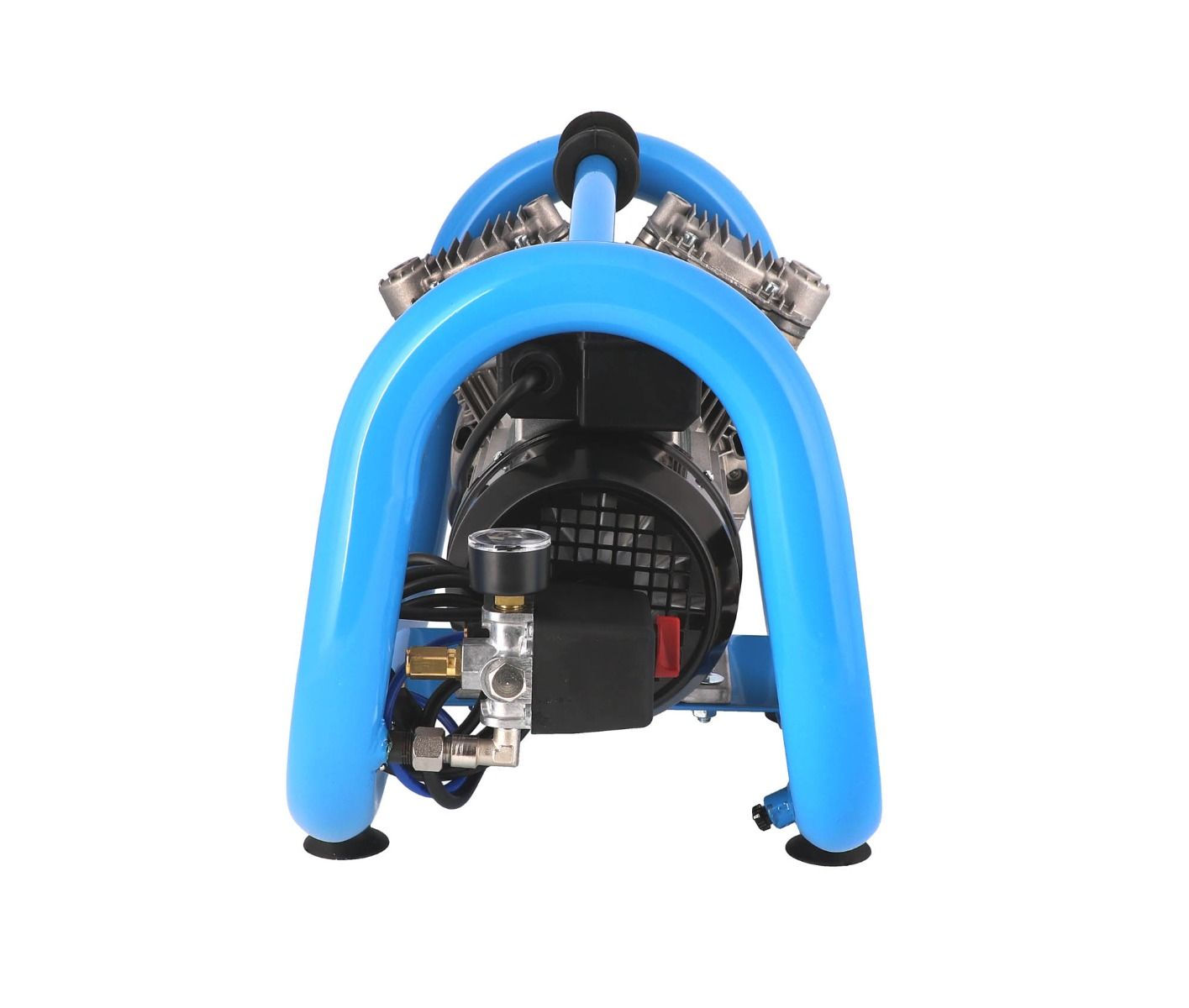 Airpress Mały kompresor bezolejowy dwutłokowy LMO 5-240 10 bar 1.5 KM/1.1 kW 192 l/min 5 l cichy