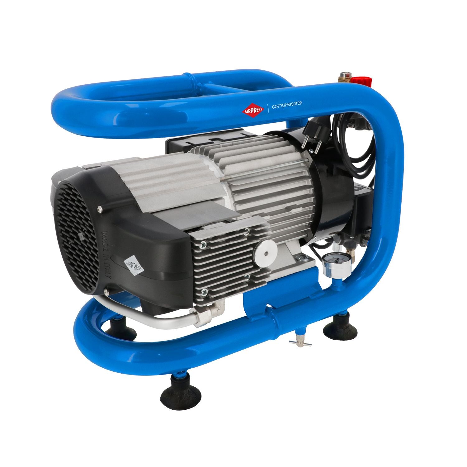 Mały kompresor bezolejowy dwutłokowy LMO 4-300 10 bar 2 KM/1.5 kW 230 l/min 4 l