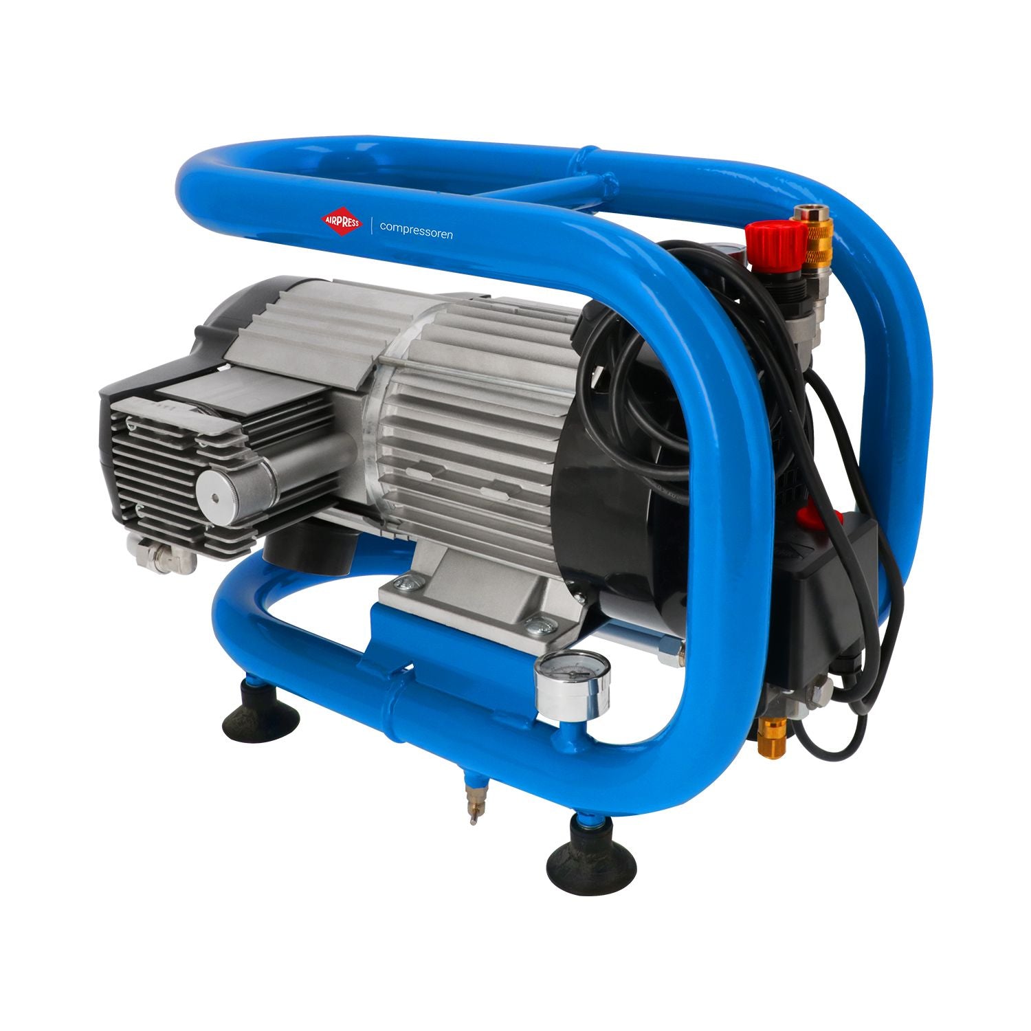 Mały kompresor bezolejowy dwutłokowy LMO 4-300 10 bar 2 KM/1.5 kW 230 l/min 4 l