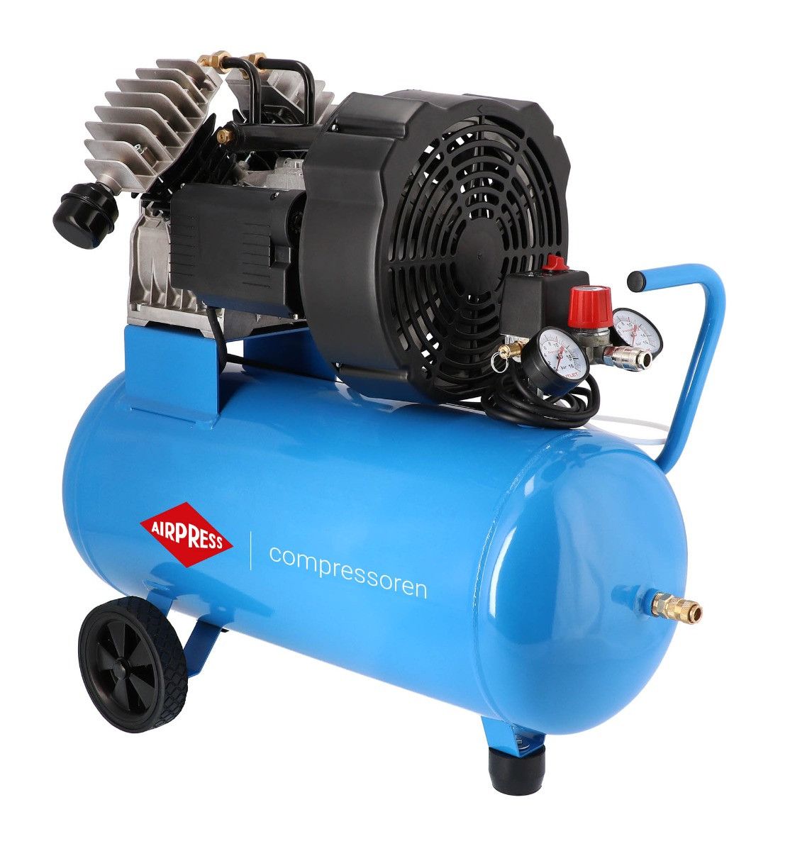 Airpress kompresor dwutłokowy LM 50-410 10 bar 3 KM/2.2 kW 410 l/min 50 l