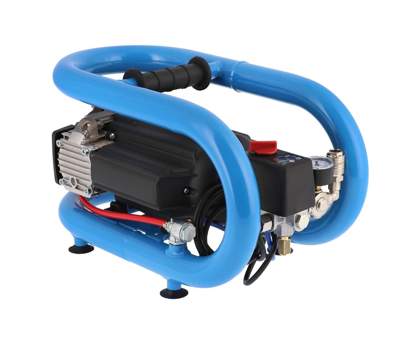 Mały kompresor bezolejowy dwutłokowy LMO 3-210 10 bar 0.7 KM/0.5 kW 125 l/min 3 l cichy