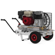 Kompresor spalinowy dwutłokowy BM 17+17/550 (Honda GX270) 10 bar 8.4 KM/6.3 kW 403 l/min 2x17 l
