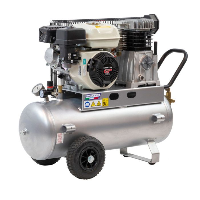 Kompresor spalinowy dwutłokowy BM 50/410 (Honda GP160) 10 bar 4.8 KM/3.6 kW 247 l/min 50 l