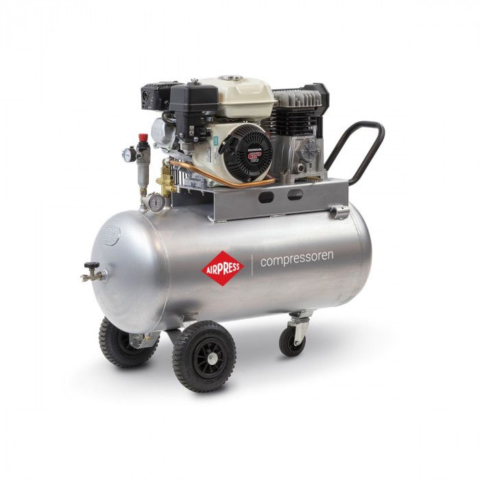Kompresor spalinowy dwutłokowy BM 100/320 (Honda GP160) 10 bar 4.8 KM/3.6 kW 220 l/min 100 l