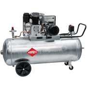 Airpress kompresor dwutłokowy G 600-200 Pro 10 bar 4 KM/3 kW 400V 539 l/min 200 l galwanizowany