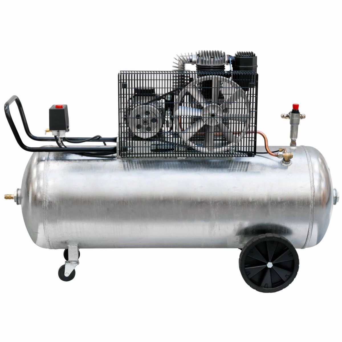 Airpress kompresor dwutłokowy G 600-200 Pro 10 bar 4 KM/3 kW 400V 539 l/min 200 l galwanizowany
