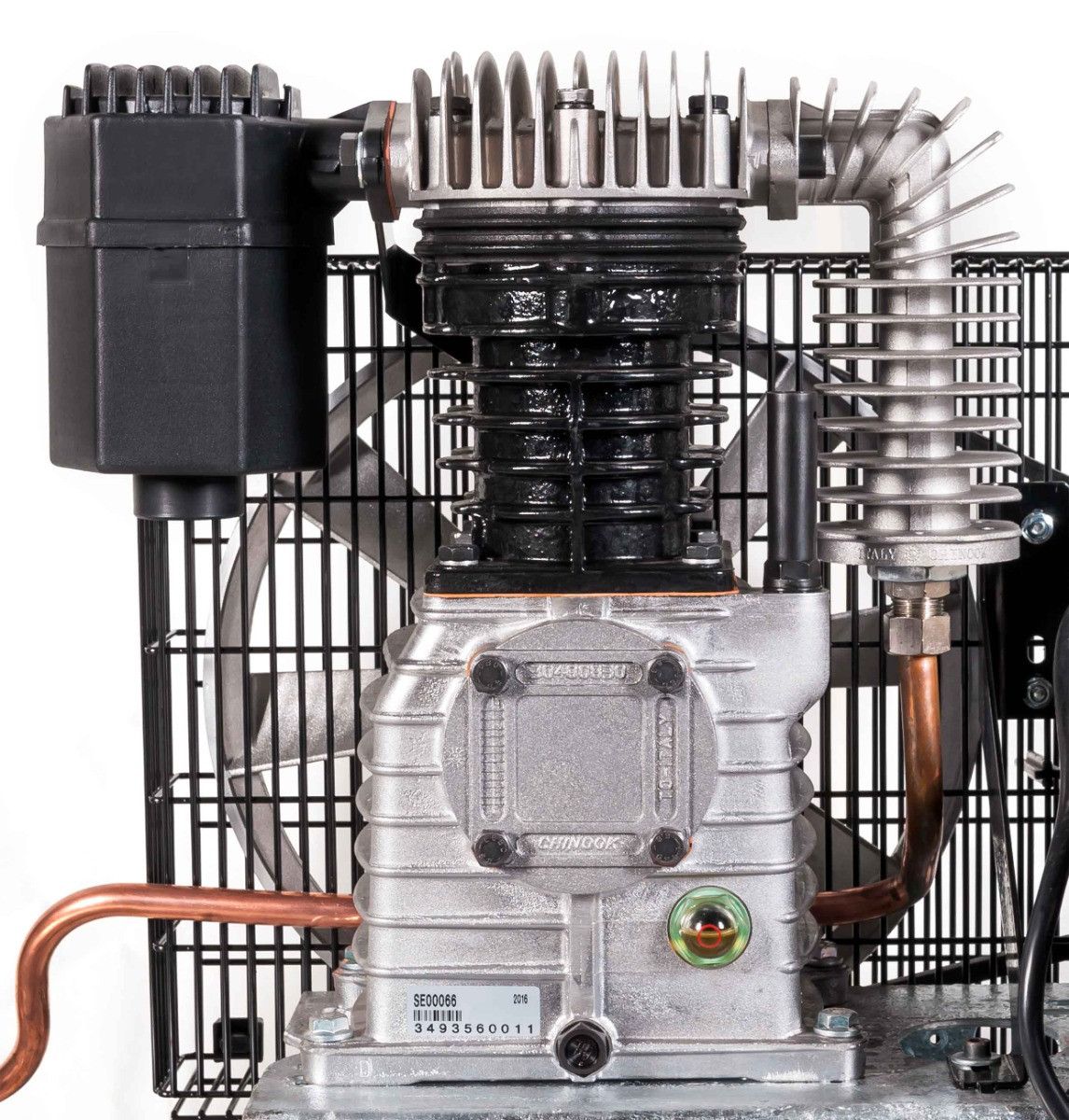 Airpress kompresor dwutłokowy G 600-200 Pro 10 bar 4 KM/3 kW 400V 539 l/min 200 l galwanizowany