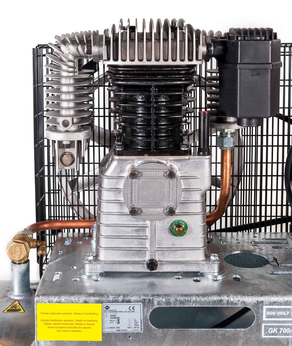 Airpress kompresor dwutłokowy G 700-300 Pro 11 bar 5.5 KM/4 kW 400V 662 l/min 270 l galwanizowany