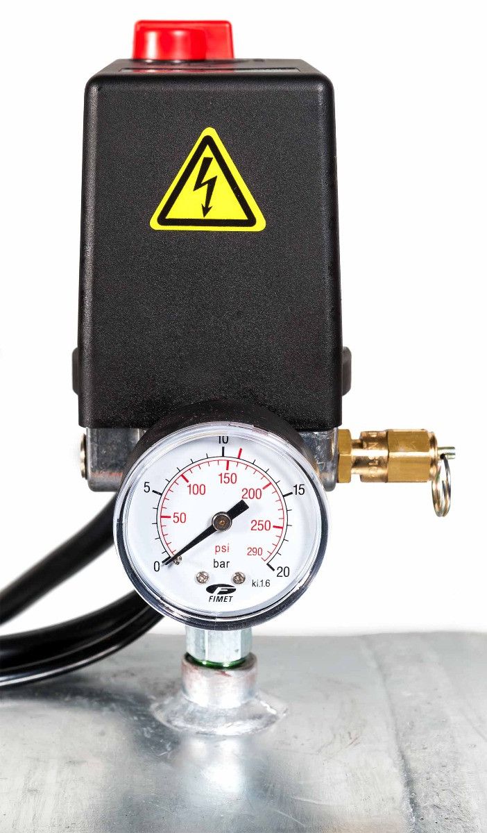 Airpress kompresor dwutłokowy G 1000-500 Pro 11 bar 7.5 KM/5.5 kW 400V 872 l/min 500 l galwanizowany