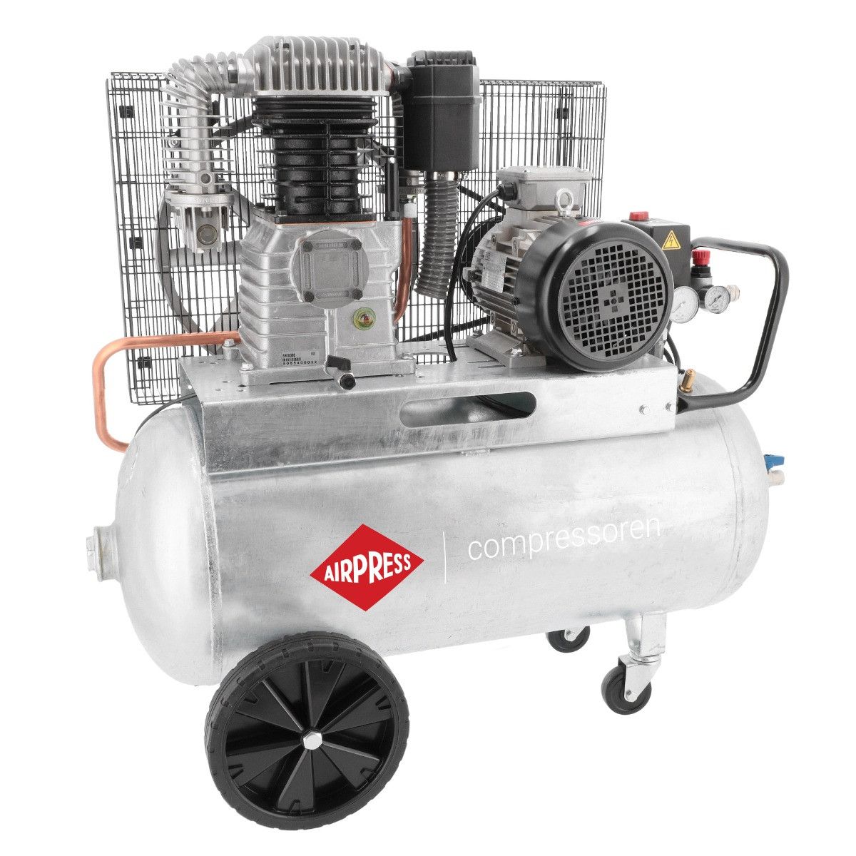 Airpress kompresor dwutłokowy G 700-90 Pro 11 bar 5.5 KM/4 kW 400V 441 l/min 90 l galwanizowany