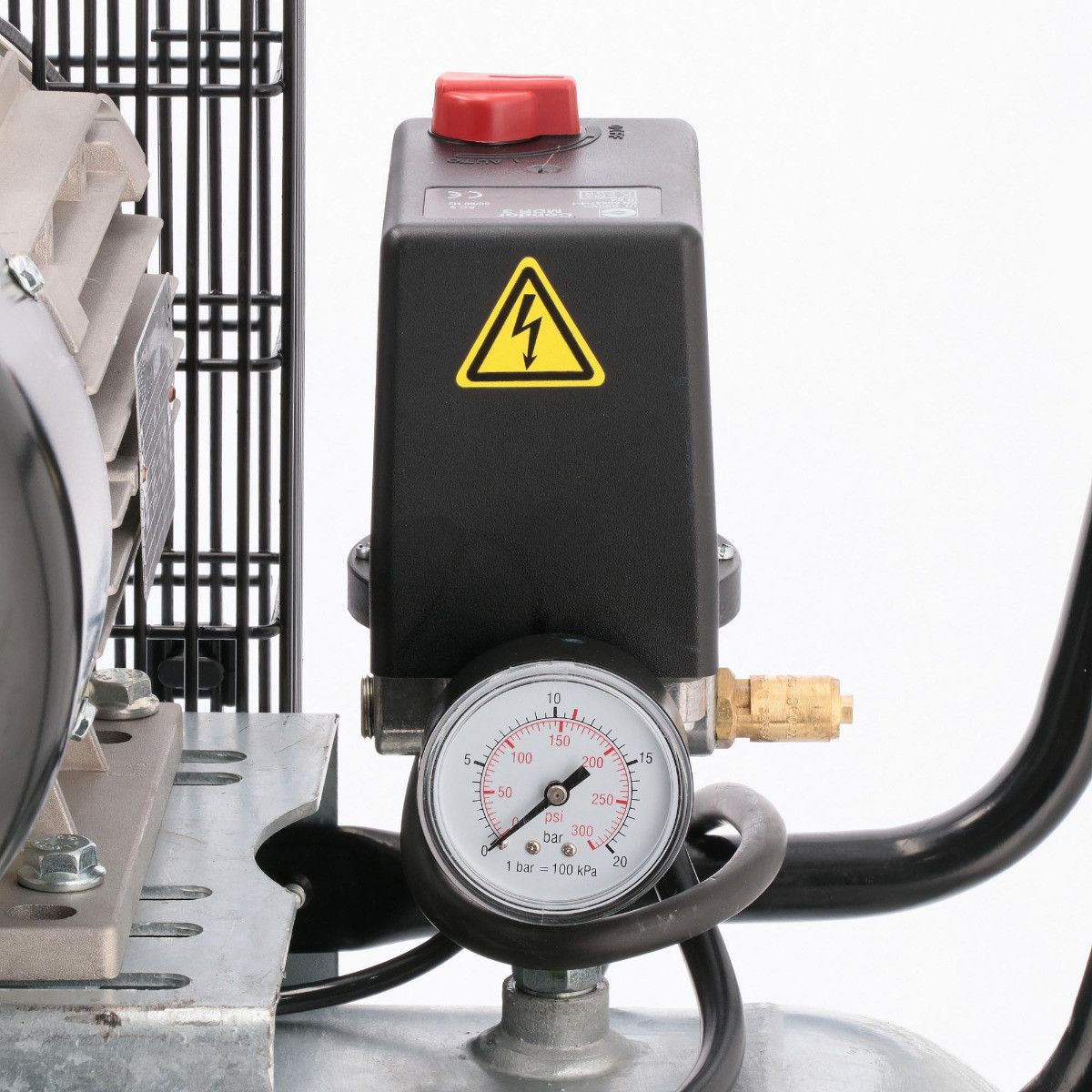 Airpress kompresor dwutłokowy G 625-90 Pro 10 bar 4 KM/3 kW 400V 539 l/min 90 l galwanizowany