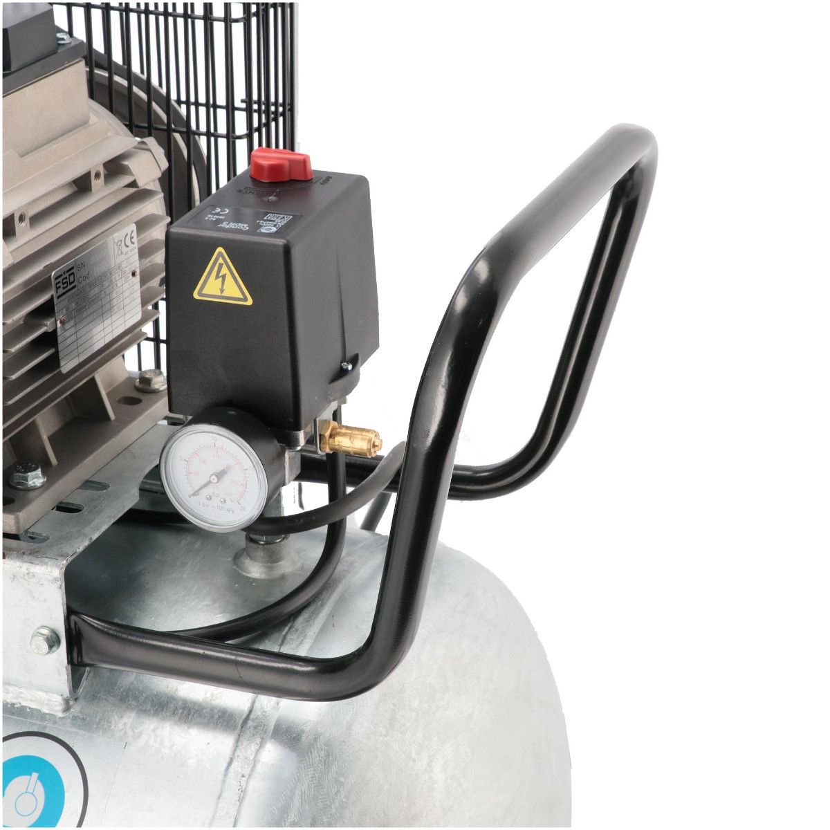 Airpress kompresor dwutłokowy G 625-90 Pro 10 bar 4 KM/3 kW 400V 539 l/min 90 l galwanizowany