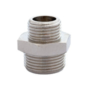 Redukcja nyplowa mosiężna GZ 3/8" x 1/2" zewnętrzna, sześciokąt Airpress