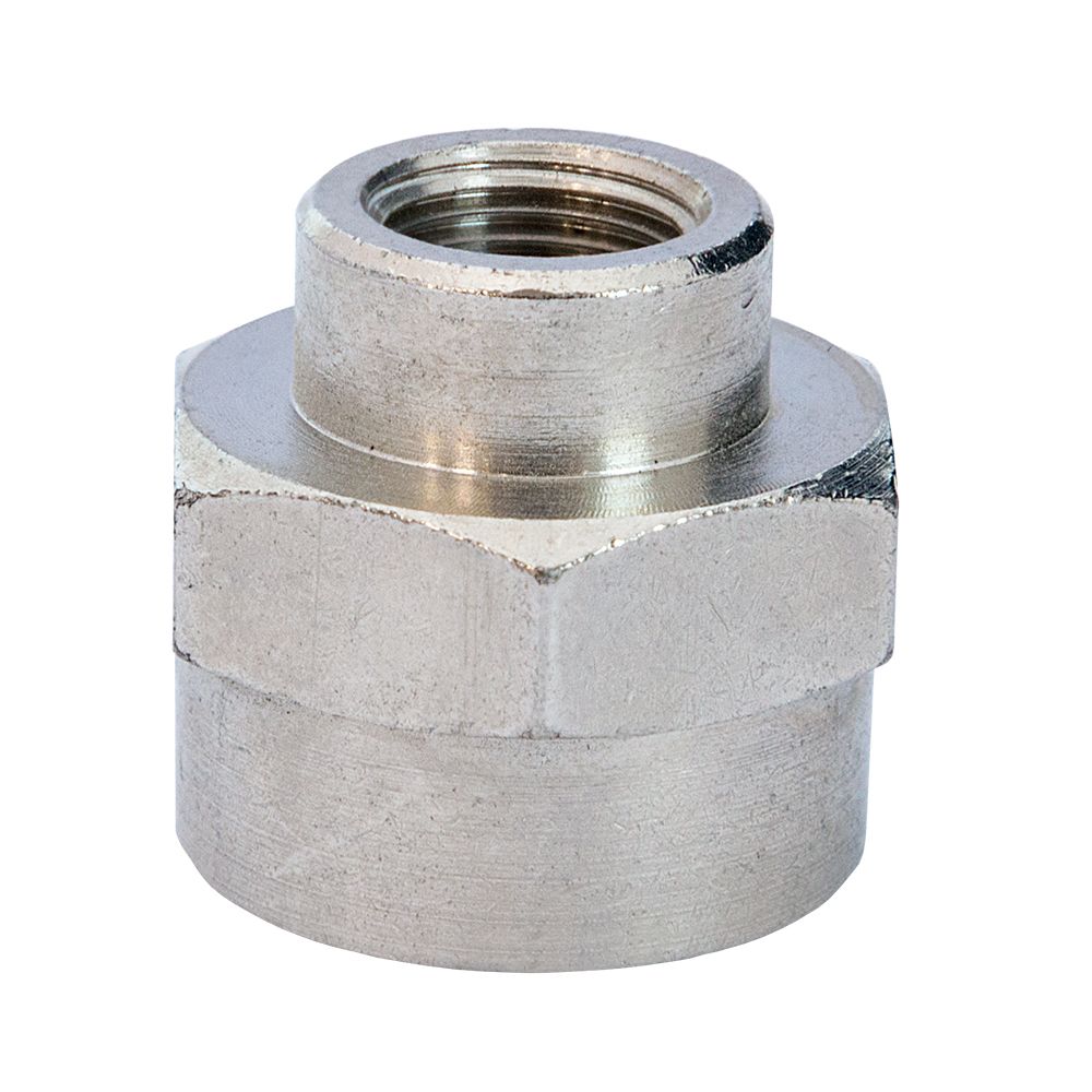 Złączka pneumatyczna Airpress: redukcja mufowa 1/8" x 1/4", metalowa, ocynkowana