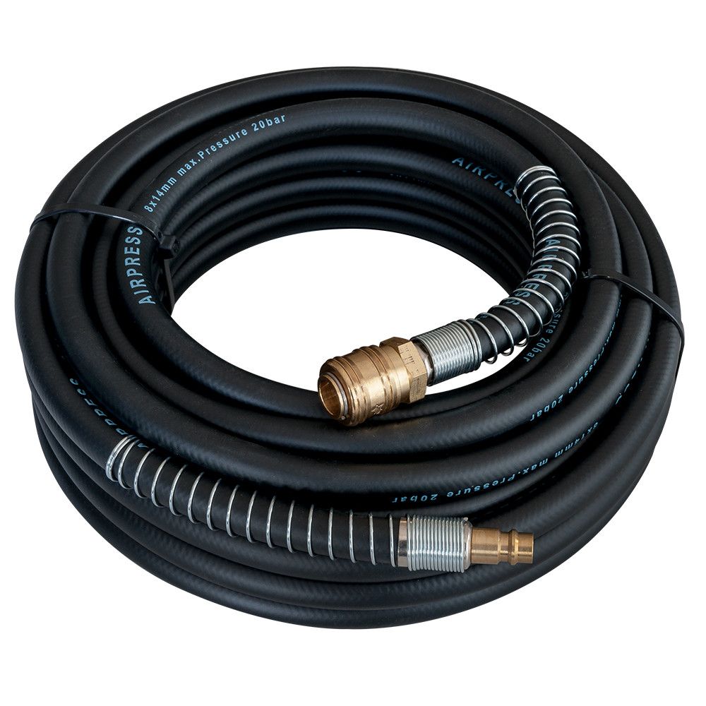 Wąż pneumatyczny gumowy okuty 20 m fi 14 x 8 mm