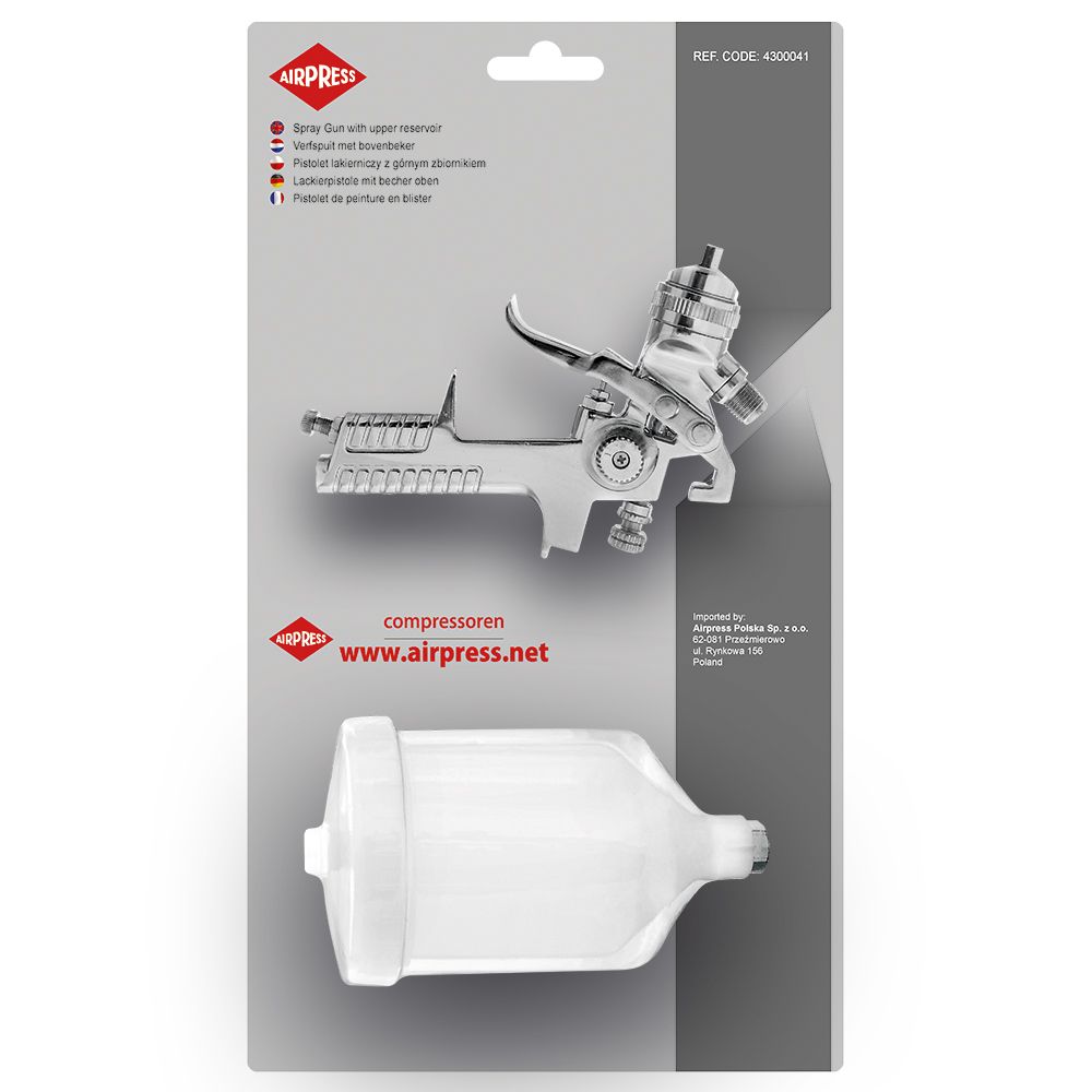 Pistolet lakierniczy w blistrze 6 bar