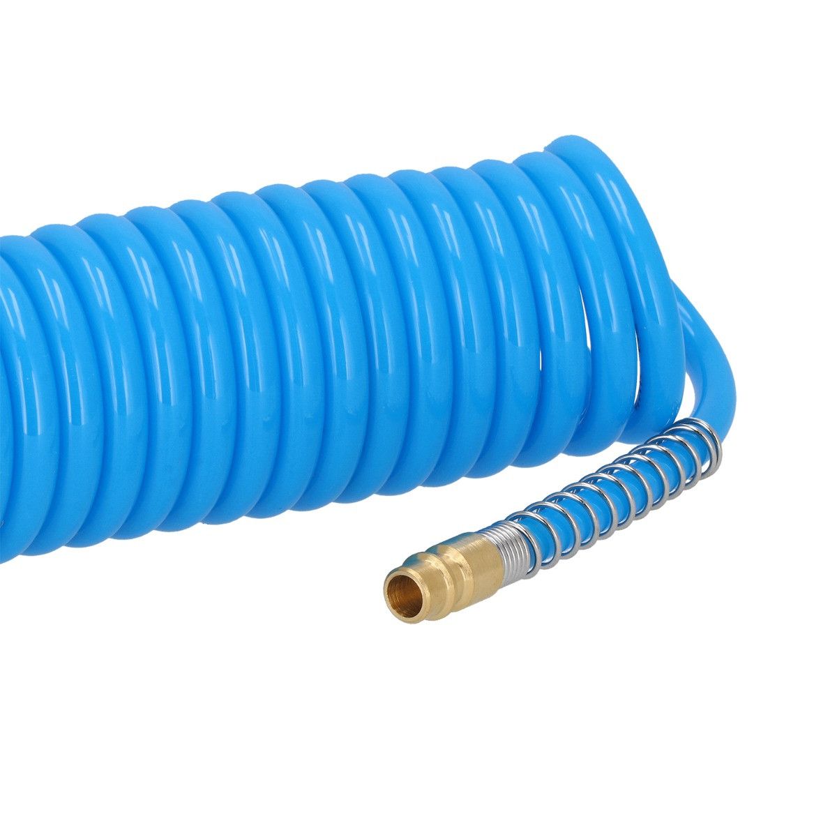 Wąż pneumatyczny spiralny PU uzbrojony 10 m fi 8 x 5 mm