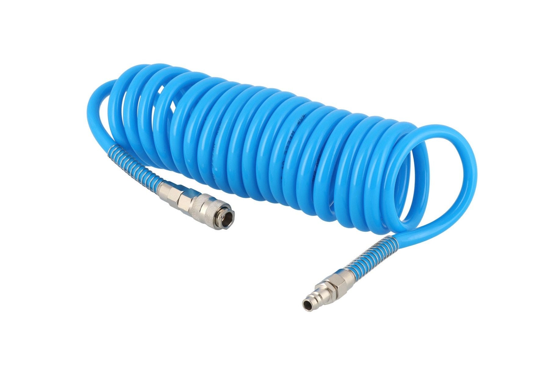 Wąż pneumatyczny spiralny PU uzbrojony 5 m fi 12 x 8 mm