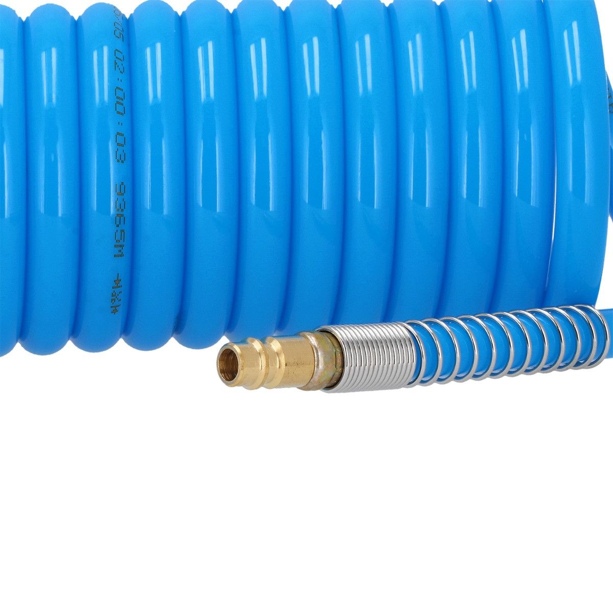 Wąż pneumatyczny spiralny PU uzbrojony 10 m fi 12 x 8 mm