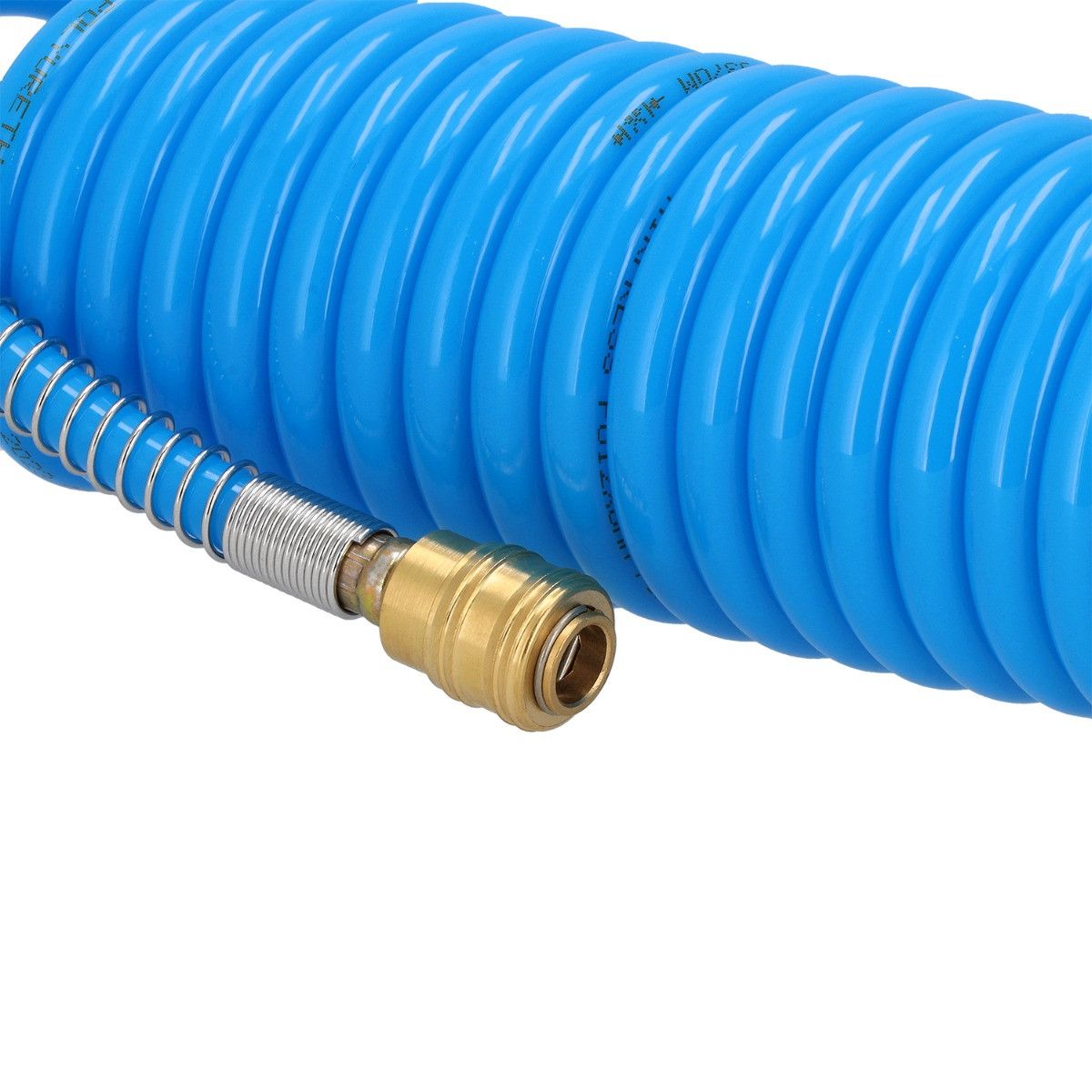 Wąż pneumatyczny spiralny PU uzbrojony 10 m fi 12 x 8 mm
