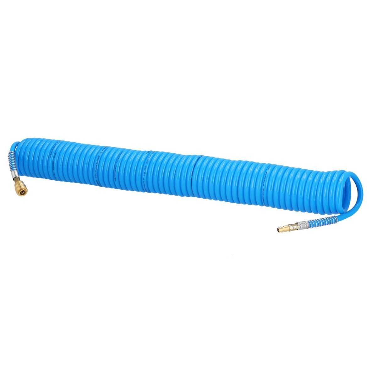 Wąż pneumatyczny spiralny PU uzbrojony 15 m fi 12 x 8 mm