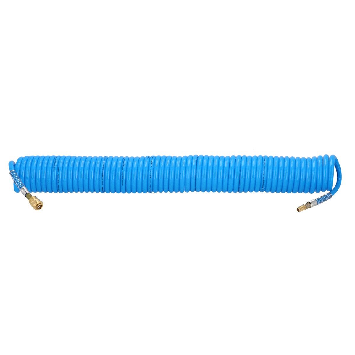 Wąż pneumatyczny spiralny PU uzbrojony 15 m fi 12 x 8 mm