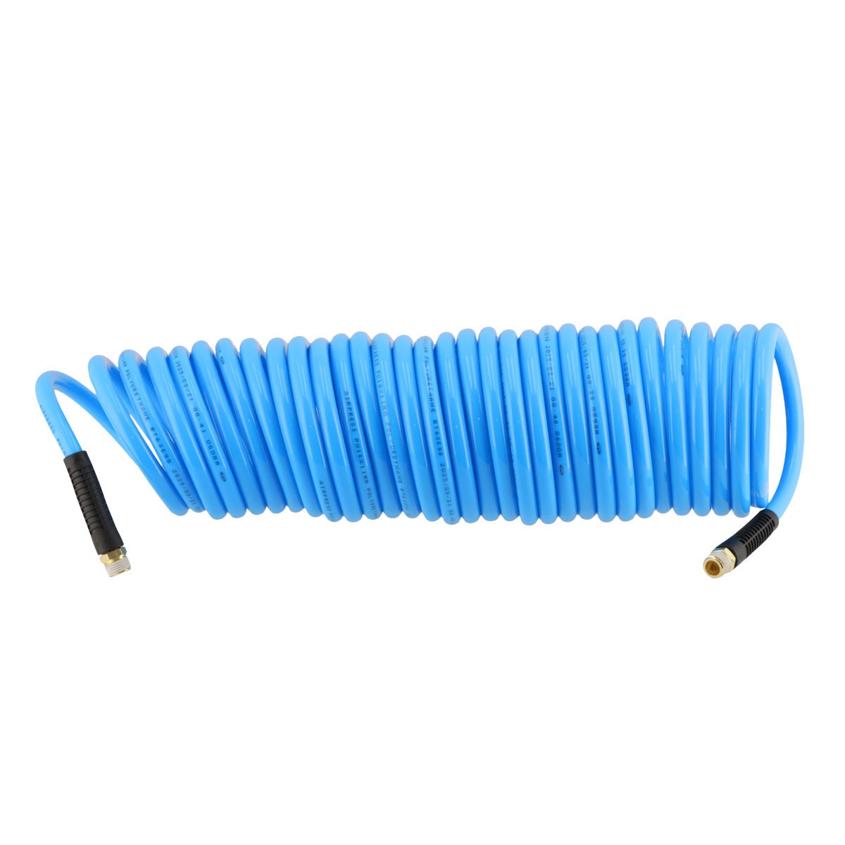 Wąż pneumatyczny spiralny PU uzbrojony 15 m fi 16 x 12 mm