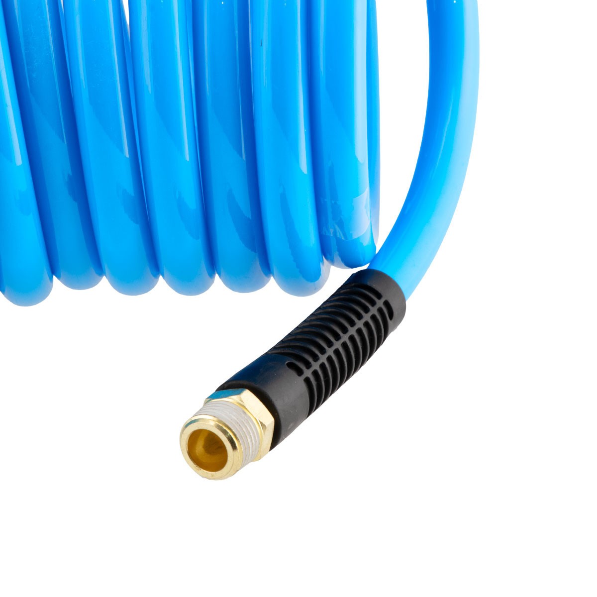 Wąż pneumatyczny spiralny PU uzbrojony 15 m fi 16 x 12 mm