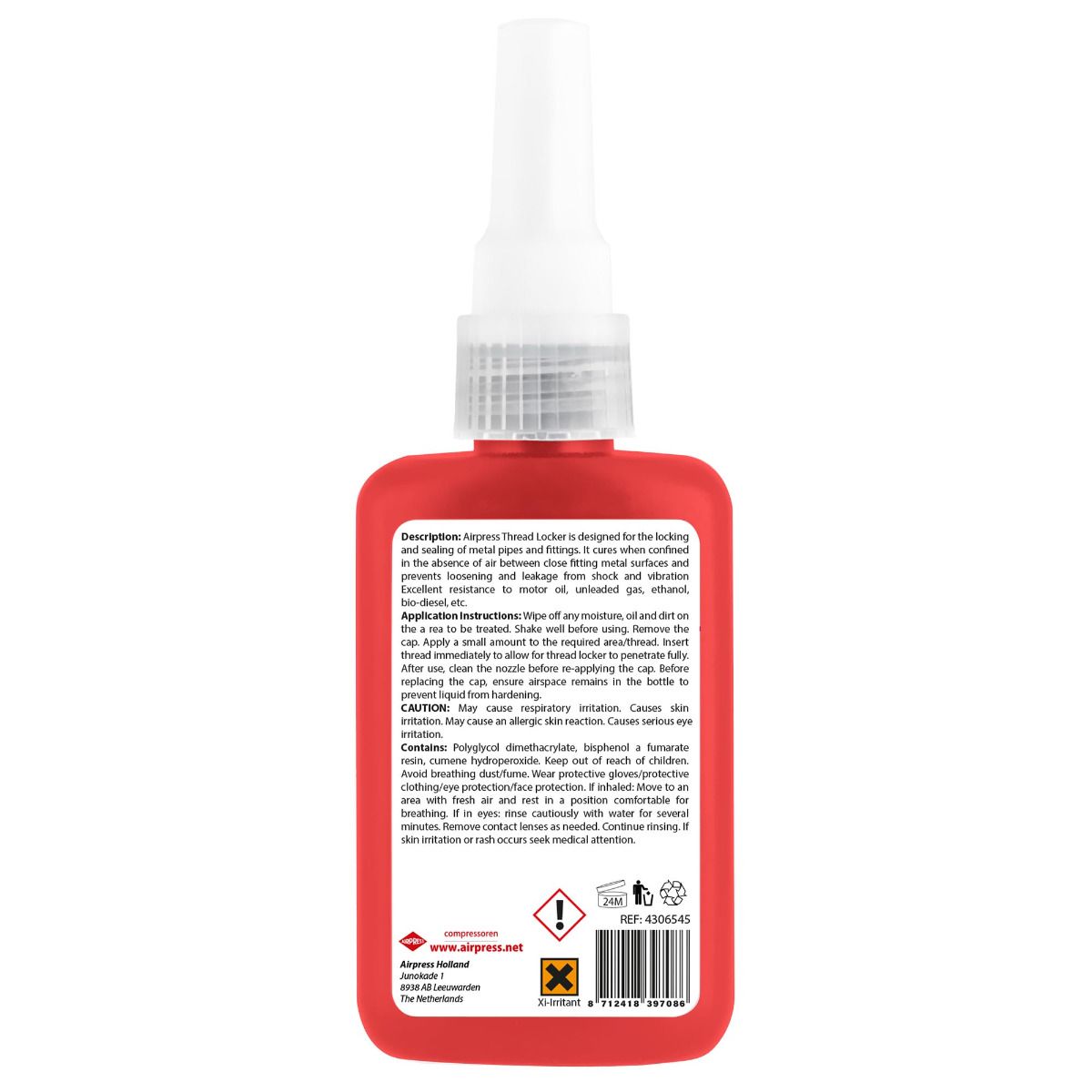 Klej do gwintów Ultra Mocny uszczelniacz 50ml Airpress