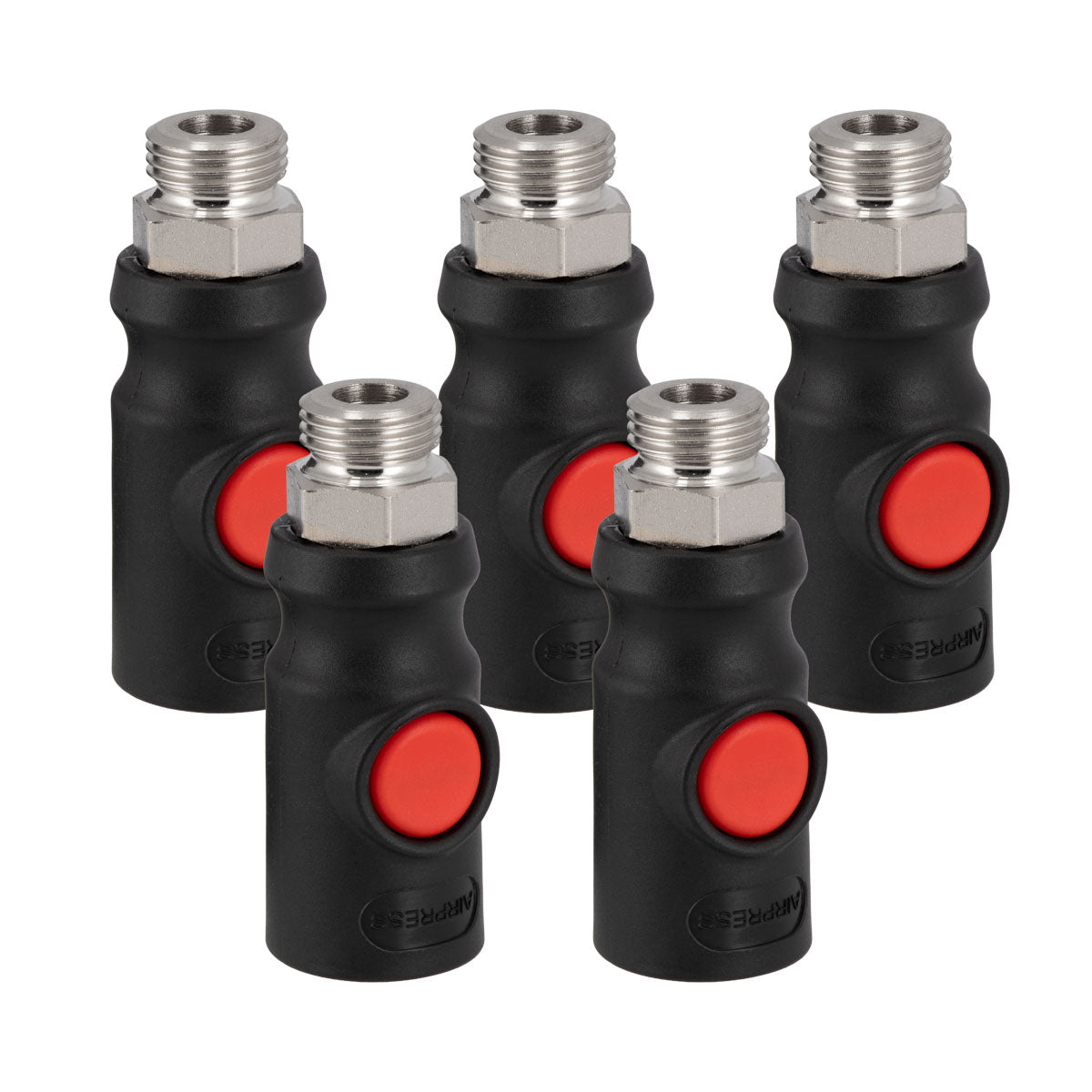 Szybkozłączka bezpieczna 1/2" GZ Euro Airpress zestaw 5szt