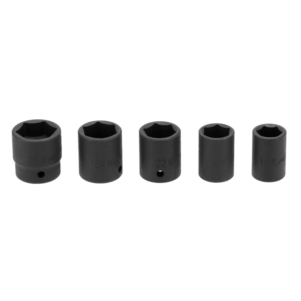 Klucz udarowy pneumatyczny 1/2" Airpress + nasadki udarowe (10 sztuk) - zestaw do kół