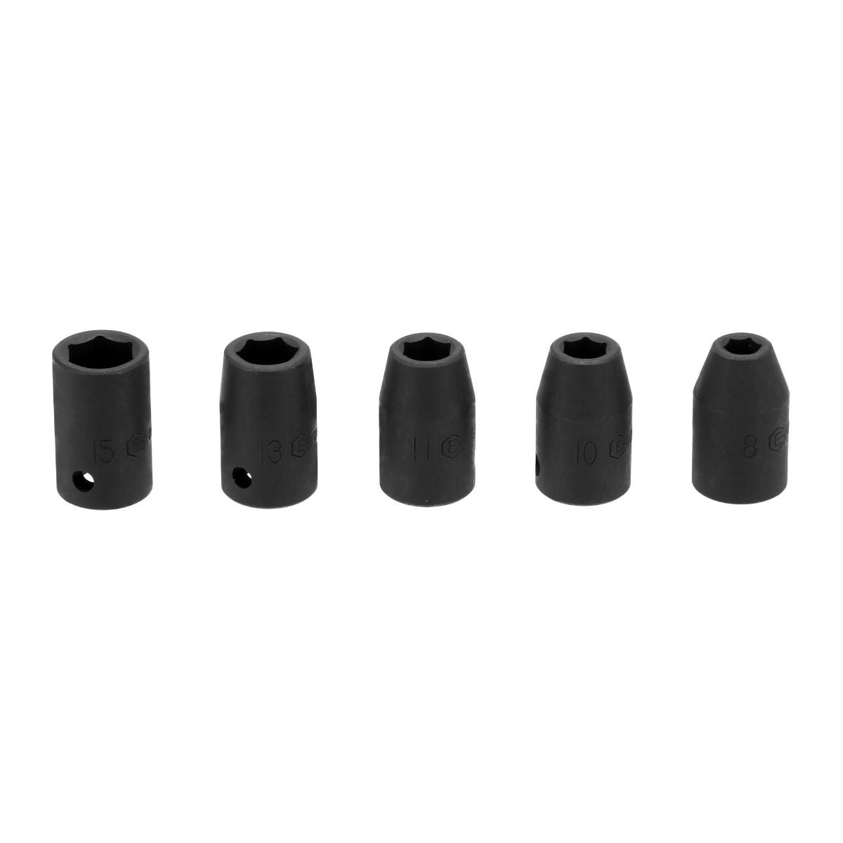 Klucz udarowy pneumatyczny 1/2" Airpress + nasadki udarowe (10 sztuk) - zestaw do kół