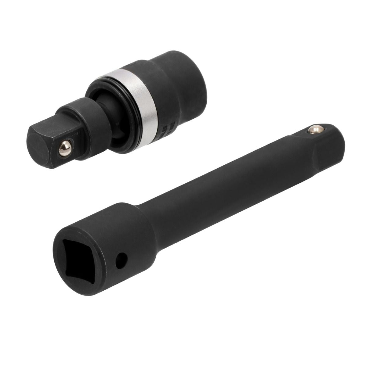 Klucz udarowy pneumatyczny 1/2" Airpress + nasadki udarowe (10 sztuk) - zestaw do kół
