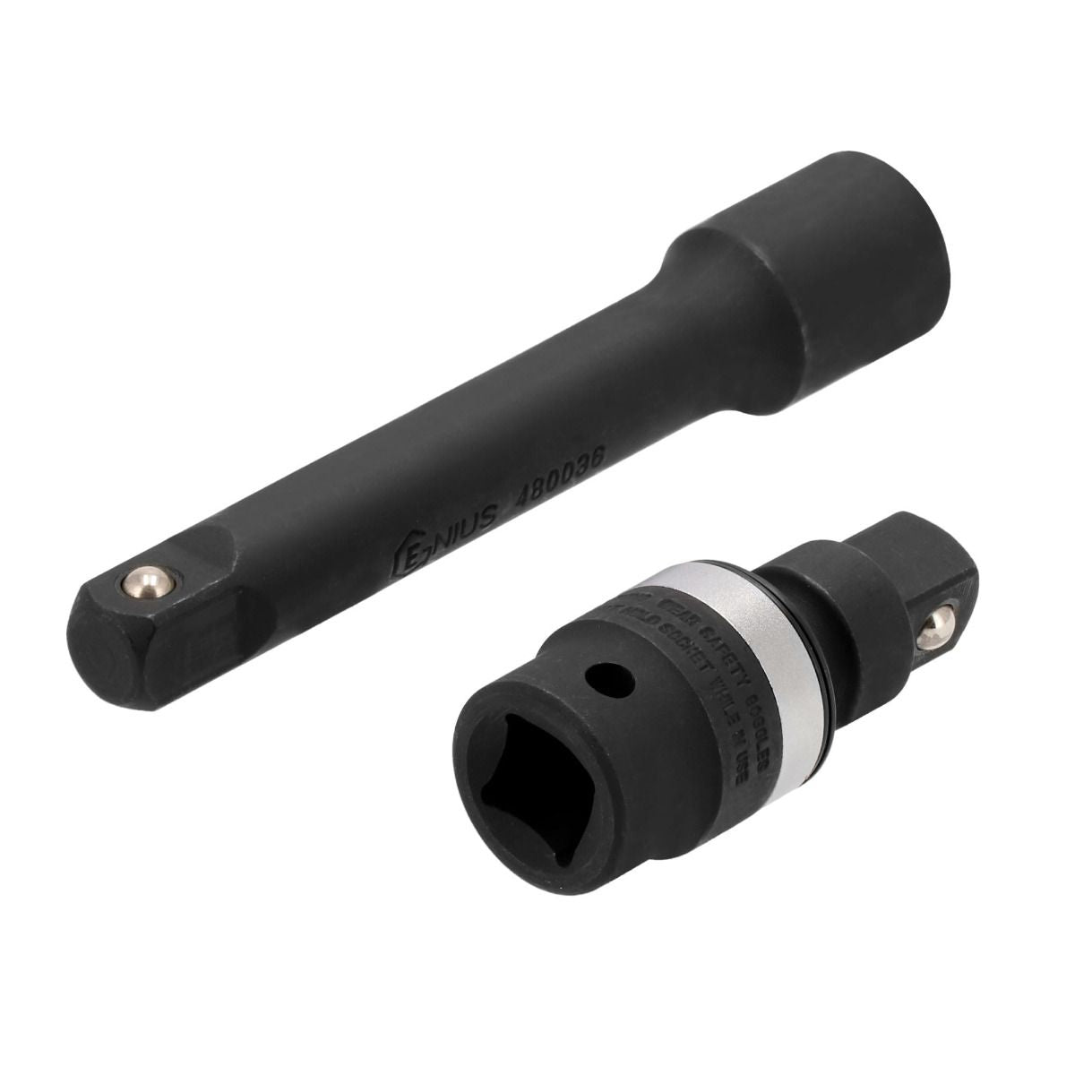 Klucz udarowy pneumatyczny 1/2" Airpress + nasadki udarowe (10 sztuk) - zestaw do kół