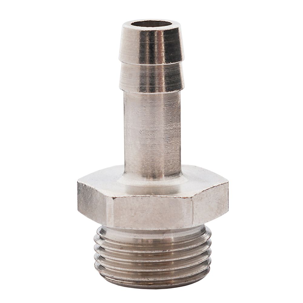 Złączka na wąż mosiężna z króćcem i gwintem zewnętrznym 3/8" x 8 mm