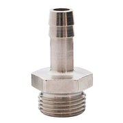 Złączka na wąż mosiężna z króćcem i gwintem zewnętrznym 3/8" x 8 mm