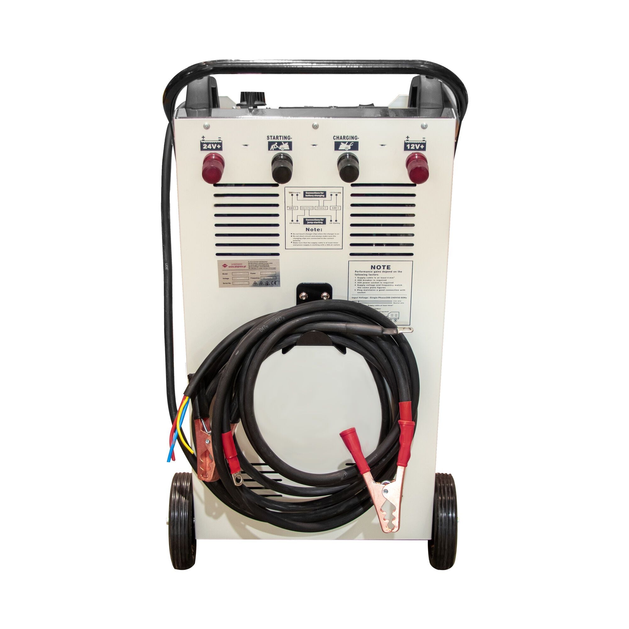 Prostownik do akumulatorów z rozruchem 12V 24V 20-72A FY2000