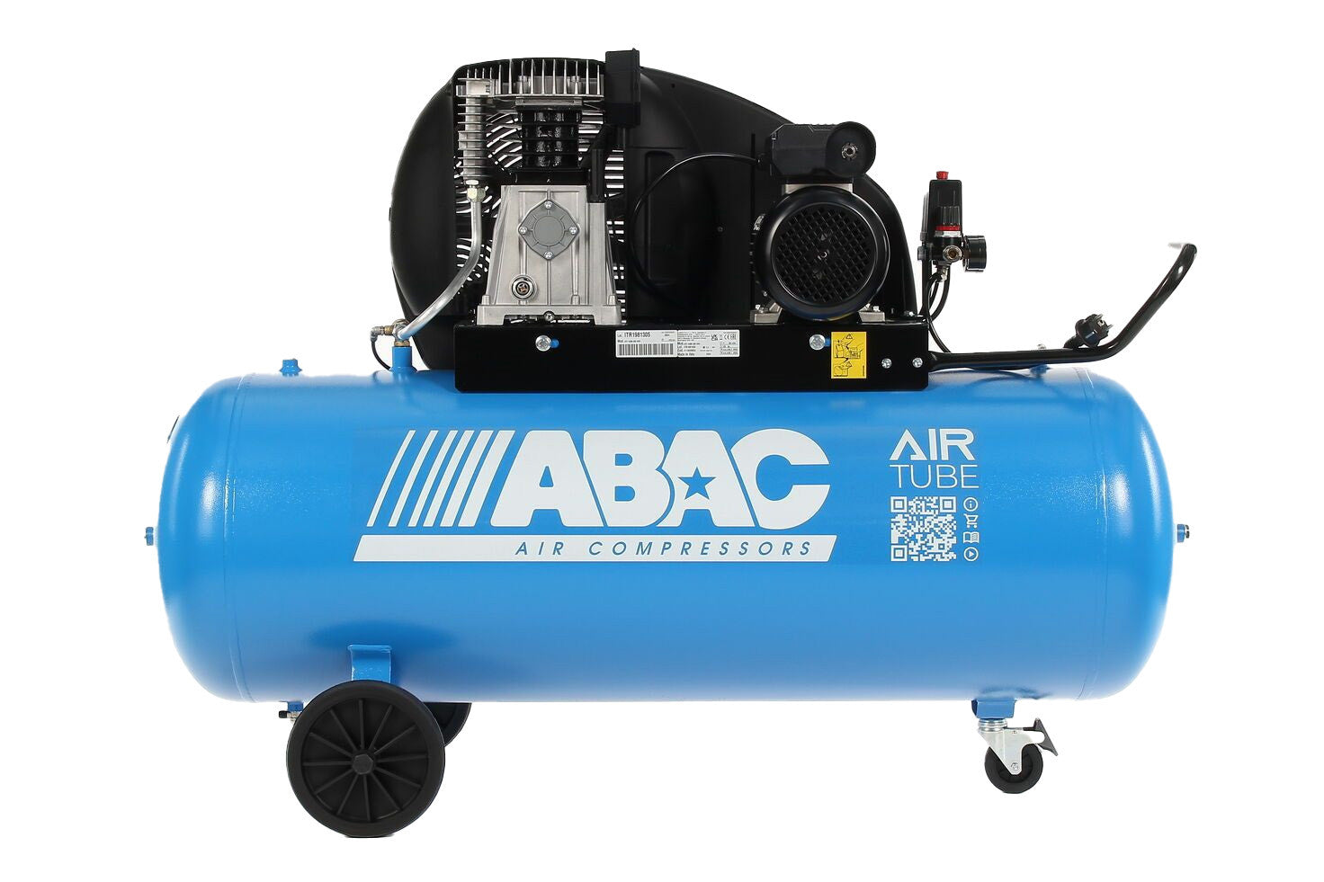 Kompresor Dwutłokowy ABAC LINE EXT A39B 200 CM3 (4116024282, 4116024151) | 10 bar | 3.0KM/2.2kW | 393l/min | 200l | 230V