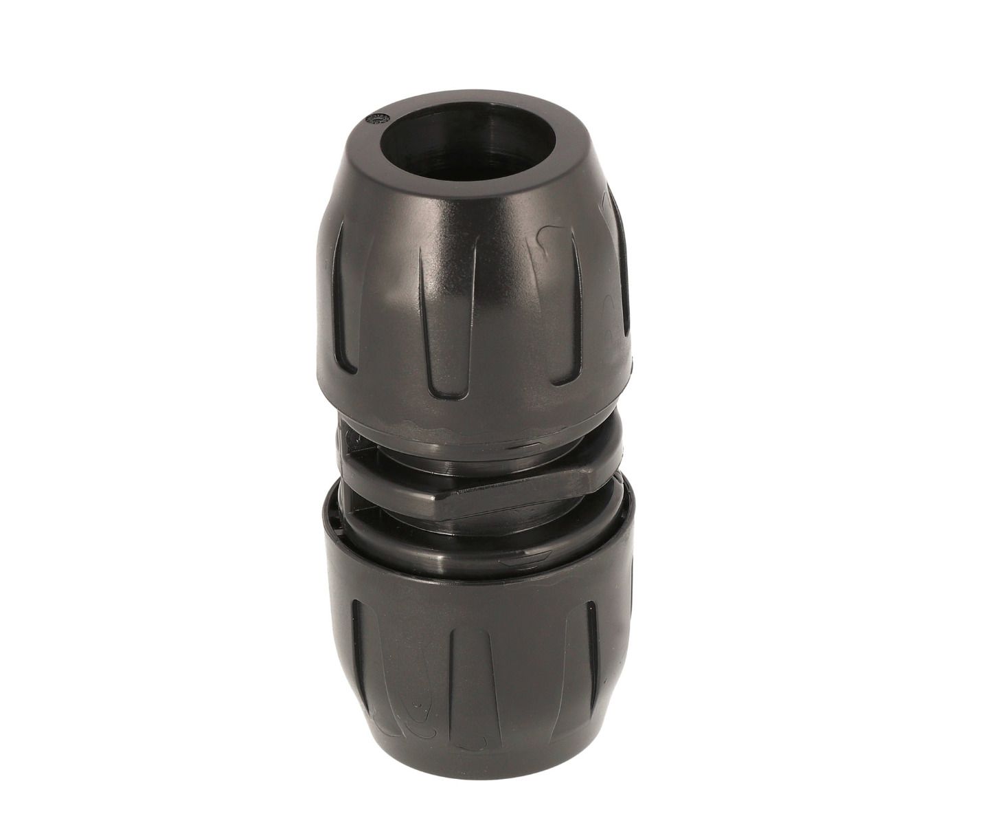 Złączka pneumatyczna polimerowa 40 mm, czarna złączka do rur